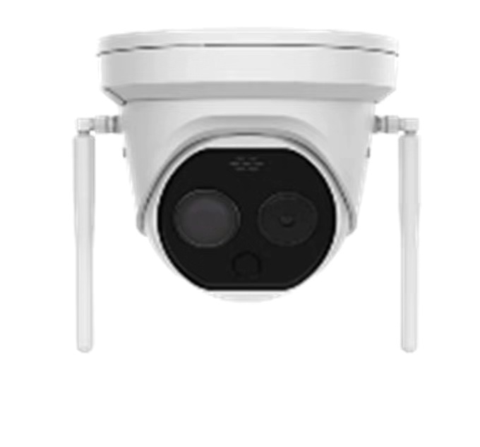 海康威視高精度測溫熱成像雙光半球