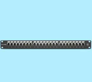 24口六類屏蔽配線架TL-DE6224